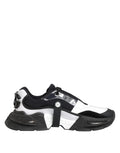 Dolce & Gabbana Weiße Schwarze Logo Airmaster Herren Sneaker Schuhe