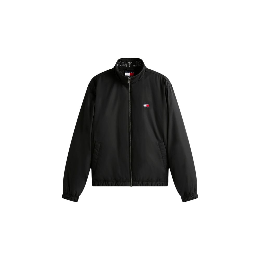 Tommy Hilfiger Jeans Schwarzer Bomber aus recyceltem Polyester