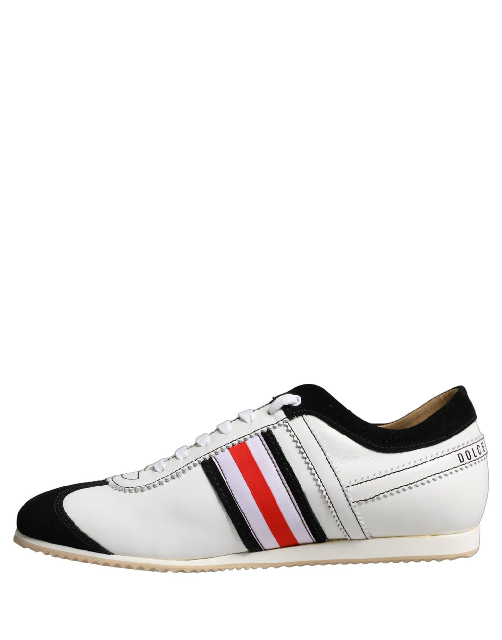 Dolce & Gabbana Weiße Leder Japan Low-Top Sneaker Schuhe