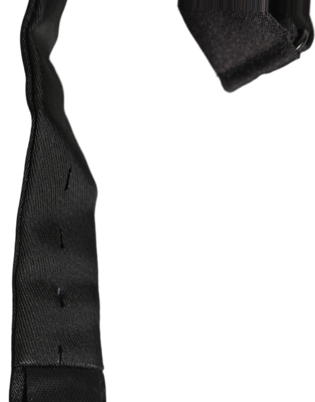 Dolce & Gabbana Herren Schwarze 100% Seide Verstellbare Krawatte Fliege