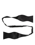 Dolce & Gabbana Herren Schwarze 100% Seide Verstellbare Krawatte Fliege