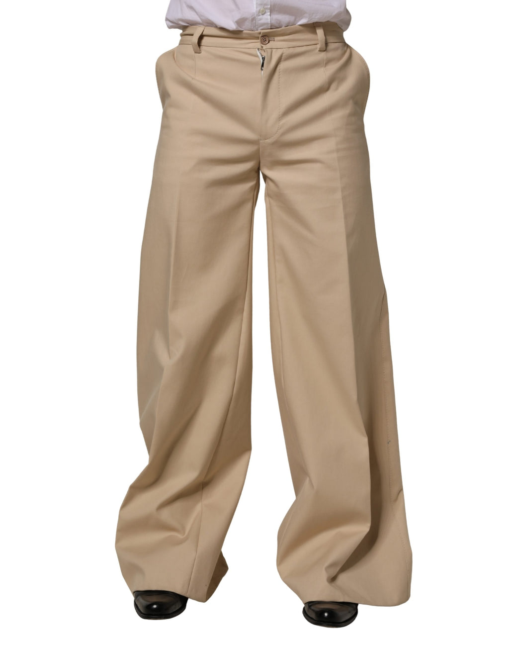 Dolce & Gabbana Beige Baumwoll-Anzughose für Herren