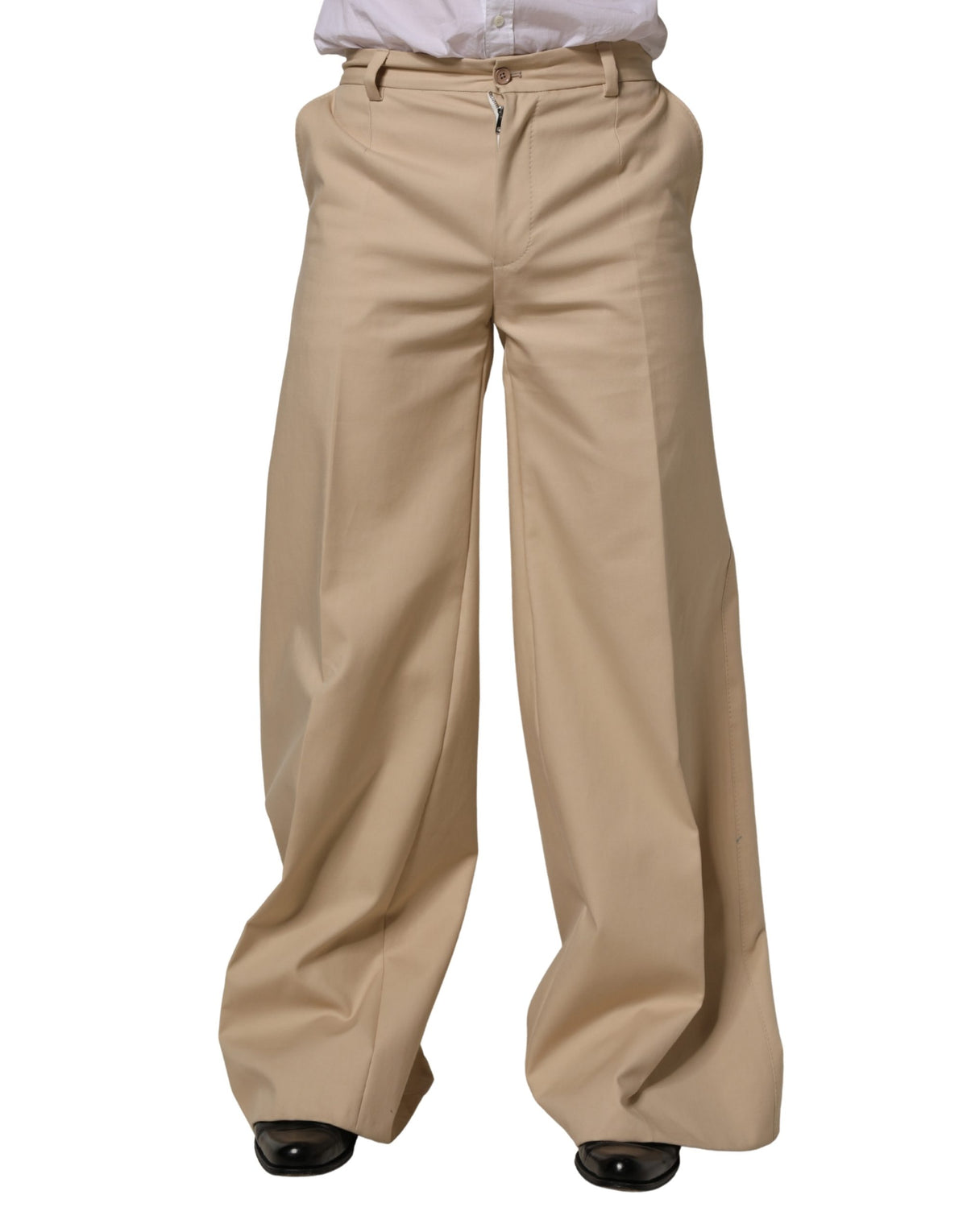 Dolce & Gabbana Beige Baumwoll-Anzughose für Herren
