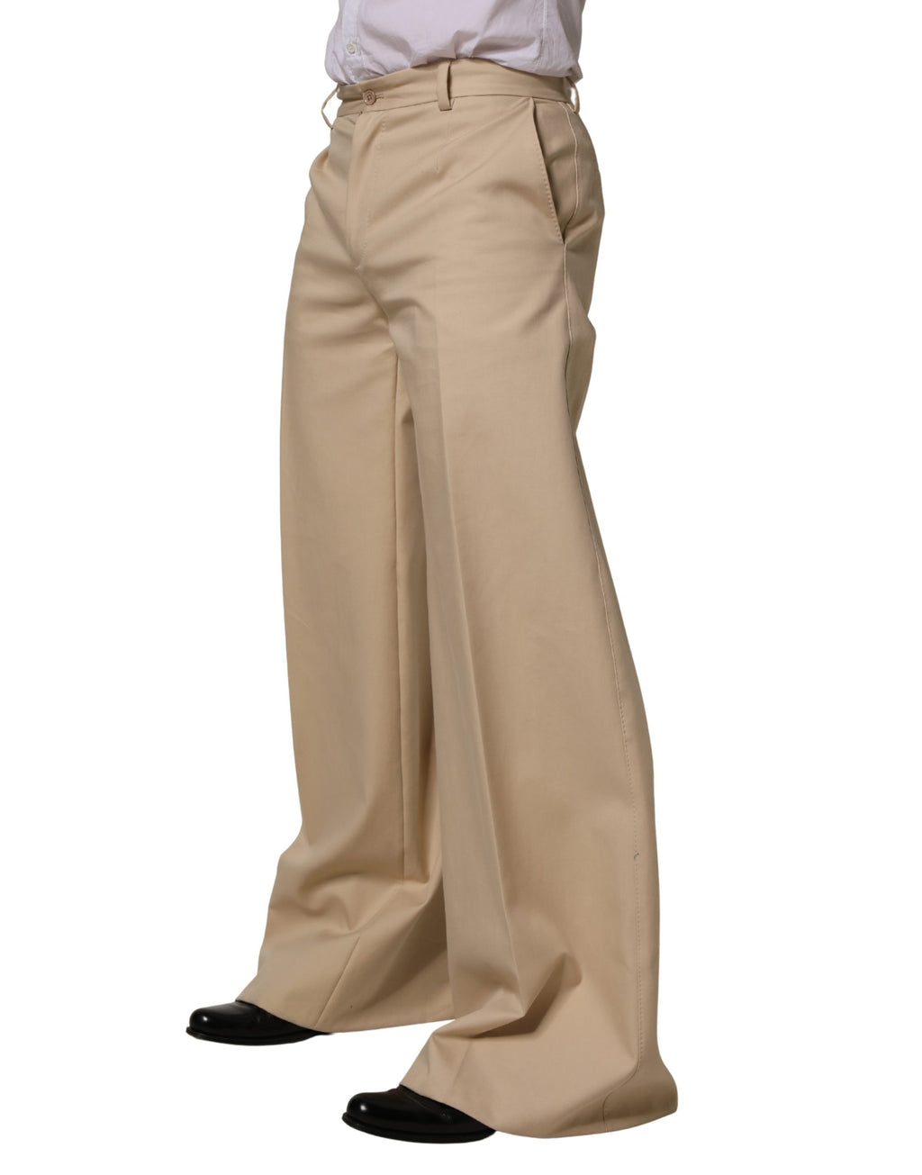 Dolce & Gabbana Beige Baumwoll-Anzughose für Herren