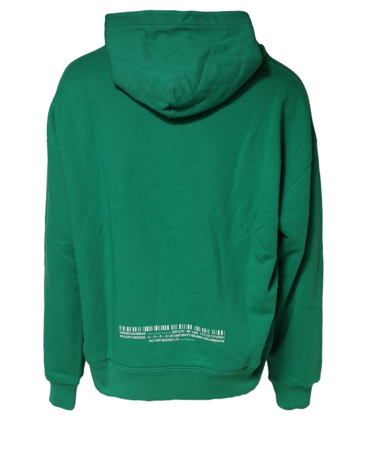 Dolce & Gabbana Grüner DGVIB3 Baumwoll-Kapuzenpullover Sweatshirt Pullover