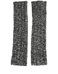 Dolce & Gabbana Strick-Armstulpen aus schwarzer Wollmischung