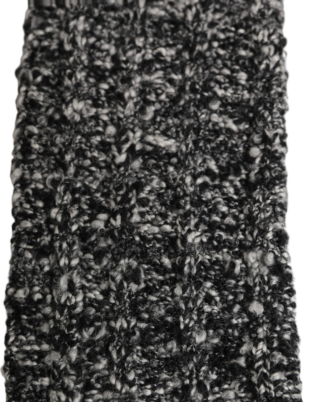 Dolce & Gabbana Strick-Armstulpen aus schwarzer Wollmischung
