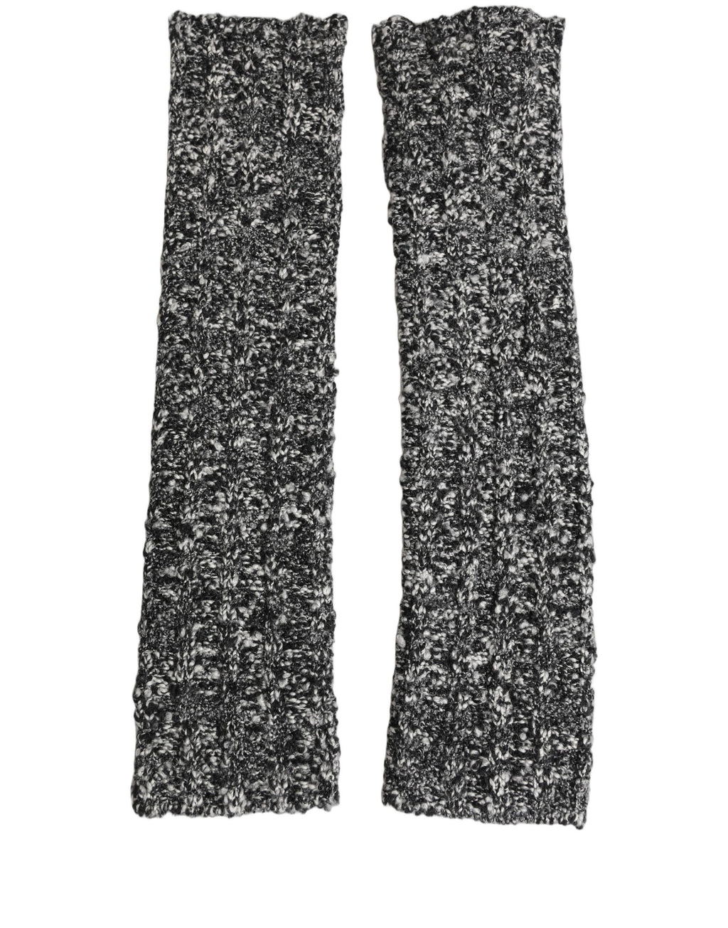 Dolce & Gabbana Strick-Armstulpen aus schwarzer Wollmischung