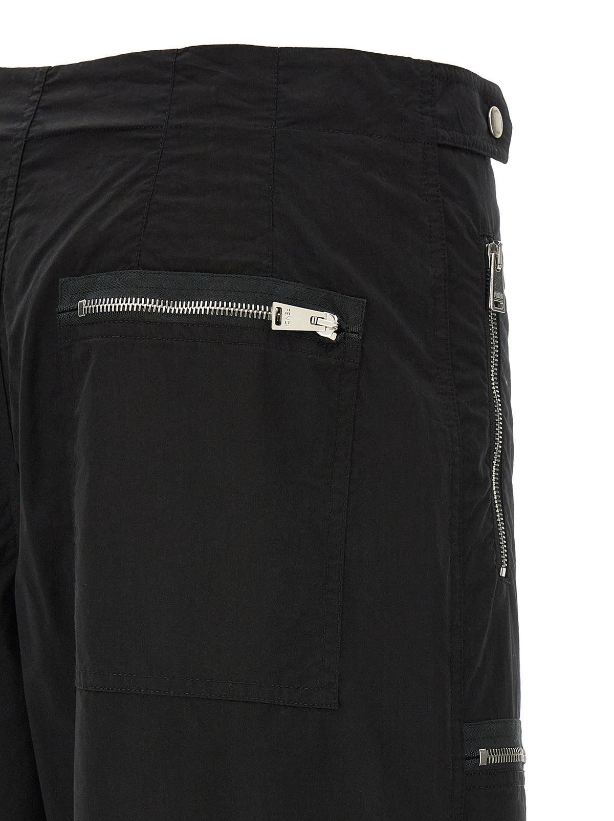 Fendi Schwarze Cargo-Hose aus Baumwolle
