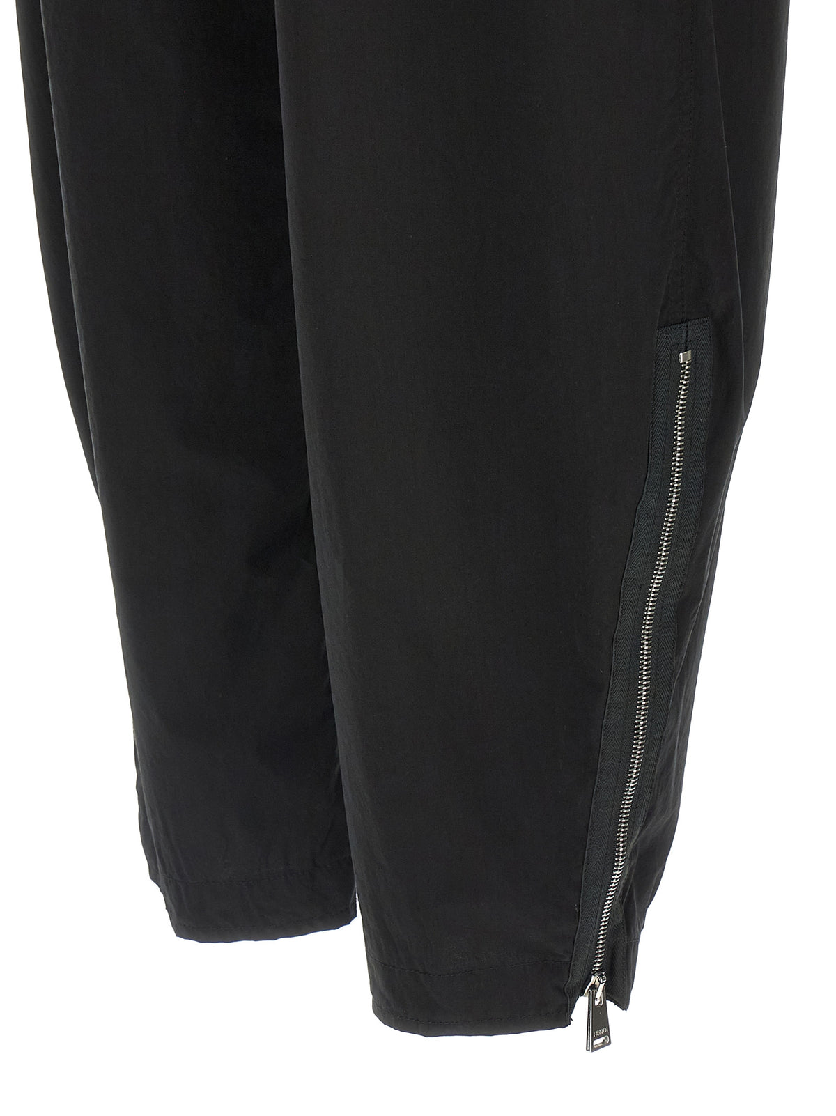 Fendi Schwarze Cargo-Hose aus Baumwolle