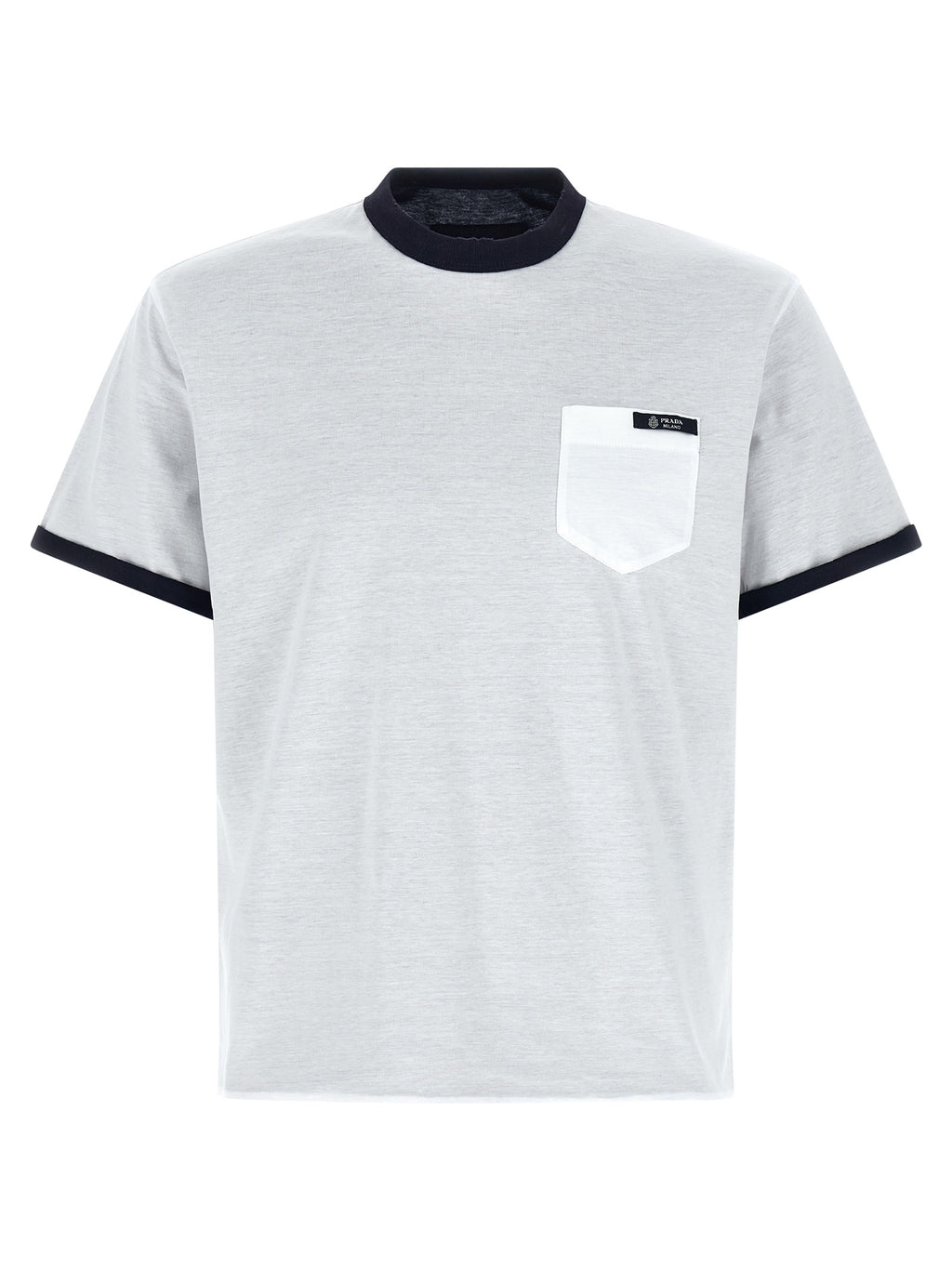 Prada Mehrfarbiges Baumwoll-T-Shirt