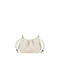 Brunello Cucinelli Beige Kalbsleder Bos Taurus Schultertasche
