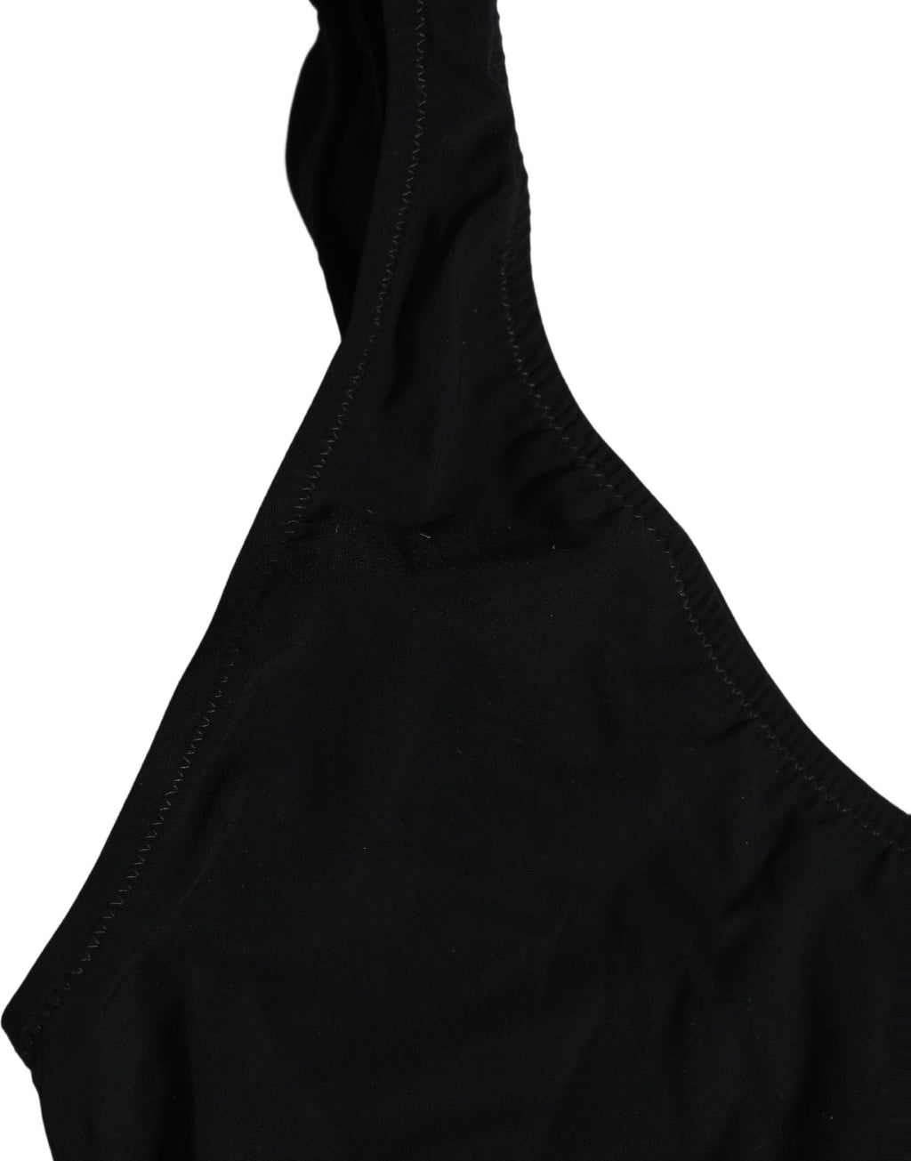 Dolce & Gabbana Schwarzer Badeanzug mit Cut-Out und Logo