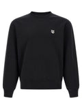 Maison Kitsuné Schwarzer Baumwoll-Sweatshirt