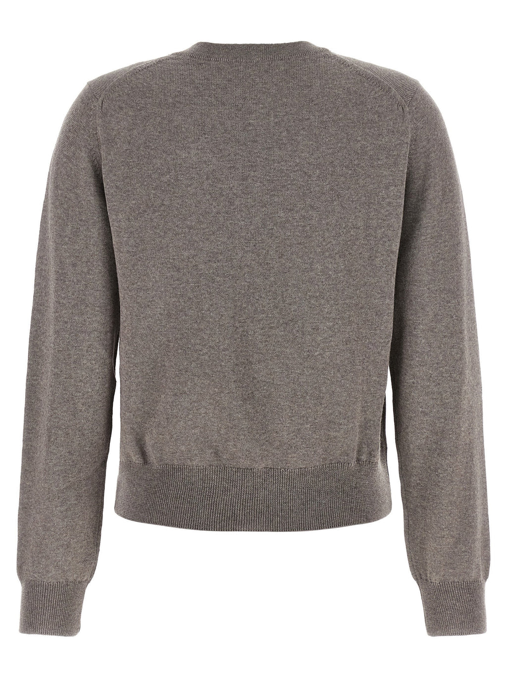 Maison Kitsuné Grauer Wollcardigan