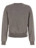 Maison Kitsuné Grauer Wollcardigan