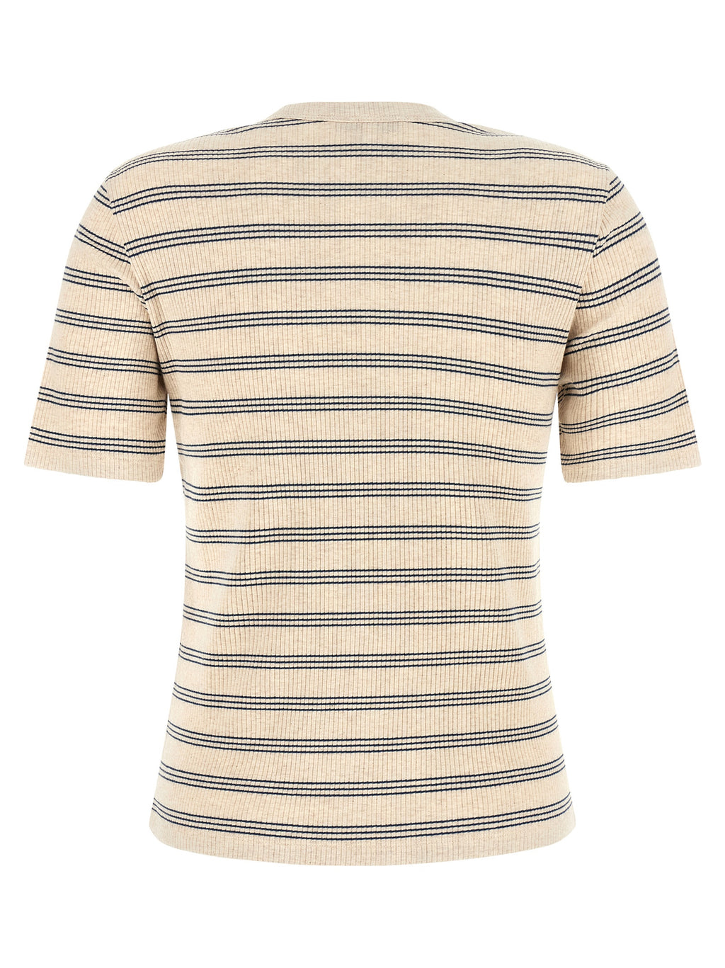 Maison Kitsuné Beige Bio-Baumwoll-T-Shirt