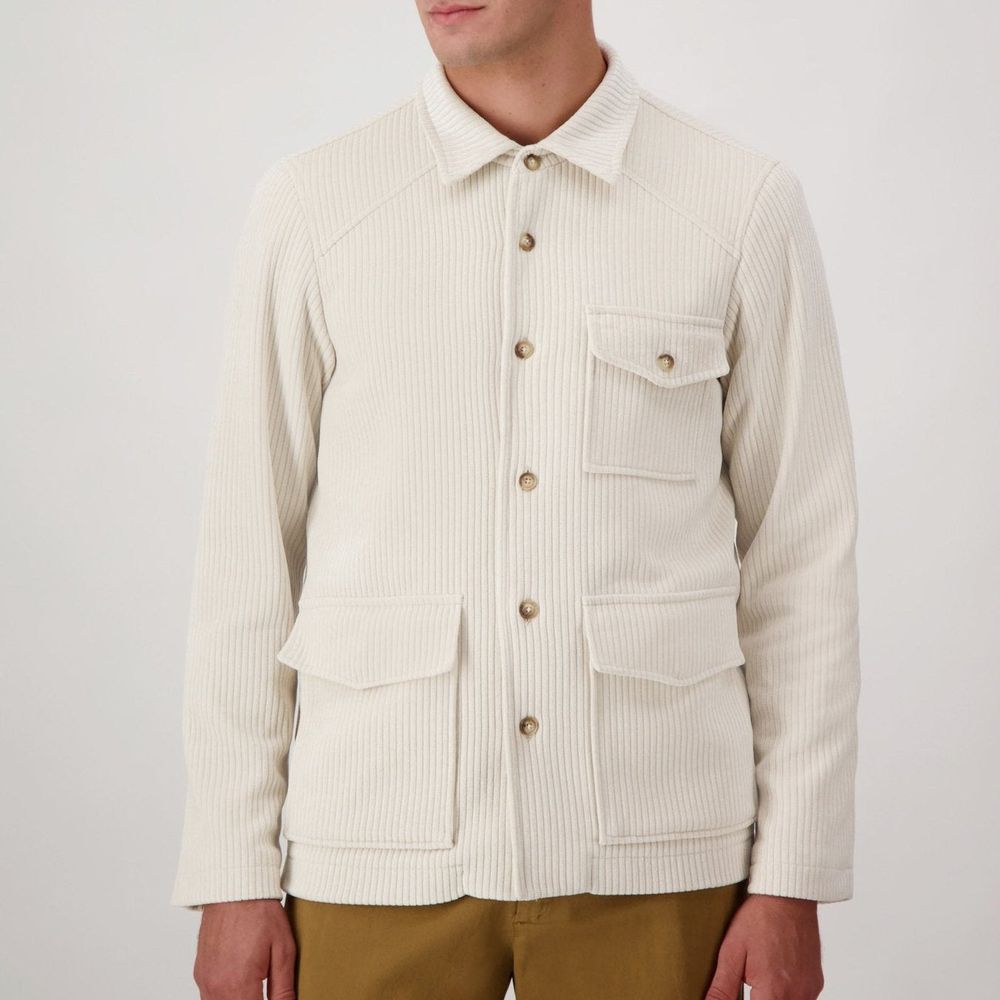 Autore Beige Polyester Jackets And Coat