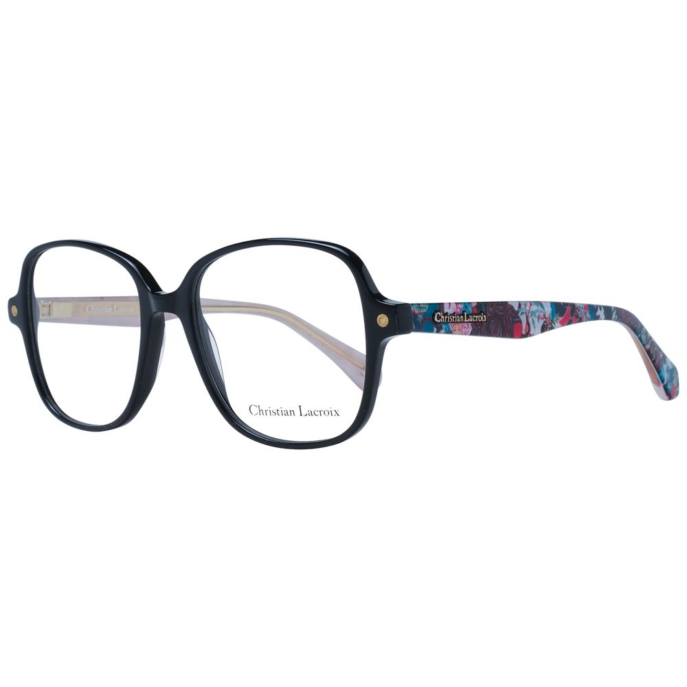 Christian Lacroix Schwarze Brille aus Acetat (Gestell)