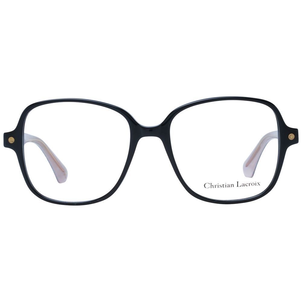 Christian Lacroix Schwarze Brille aus Acetat (Gestell)