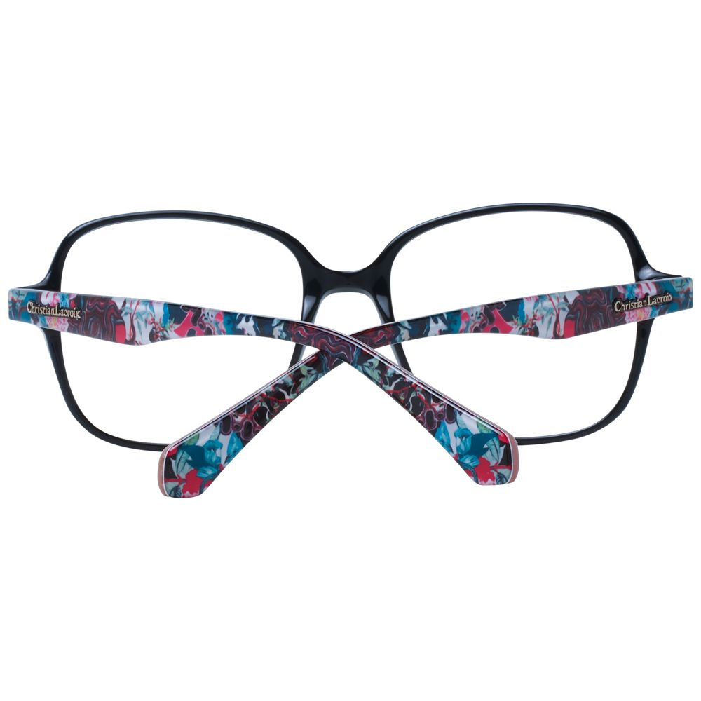 Christian Lacroix Schwarze Brille aus Acetat (Gestell)