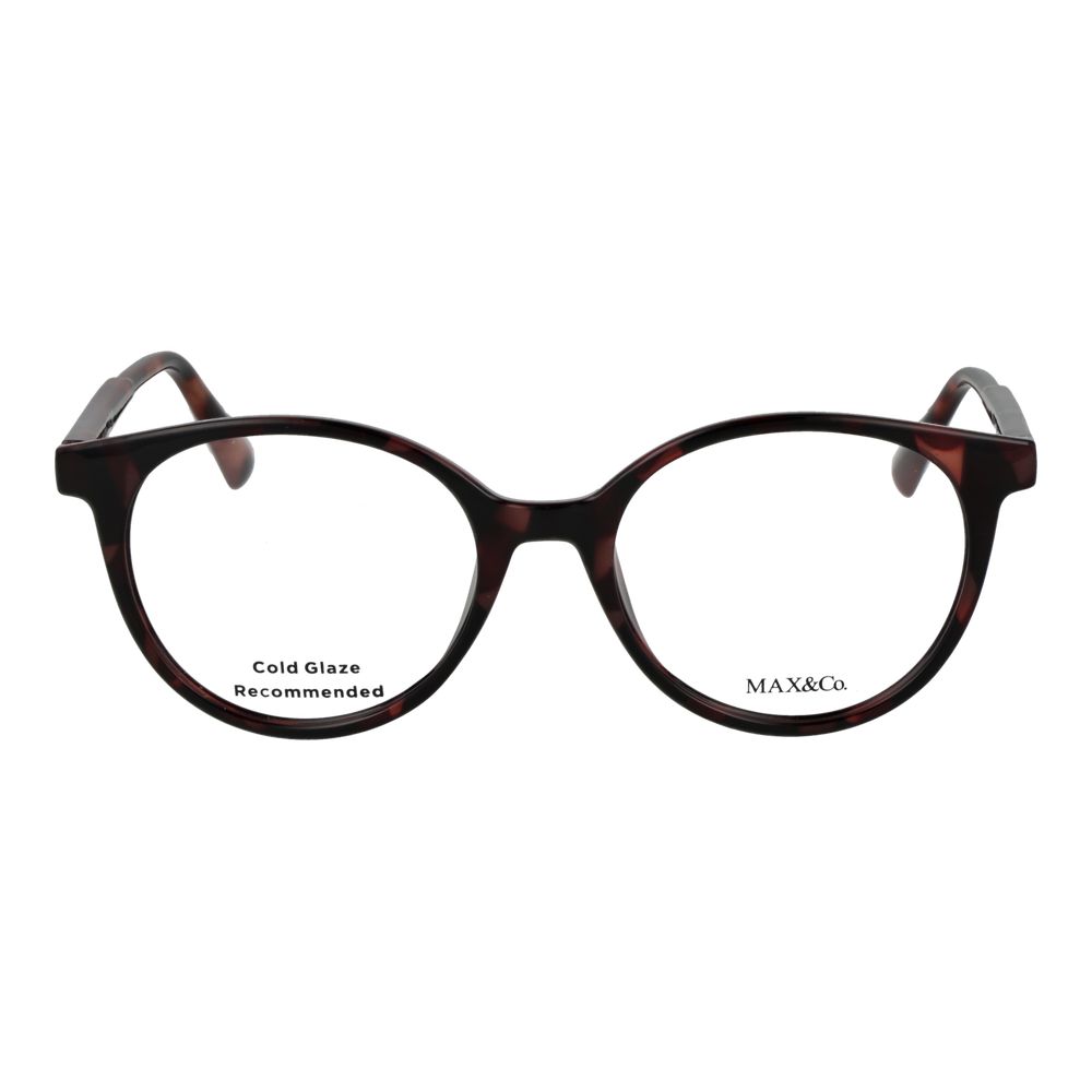 Max & Co Brille aus Burgunderrotem Acetat (Gestell)