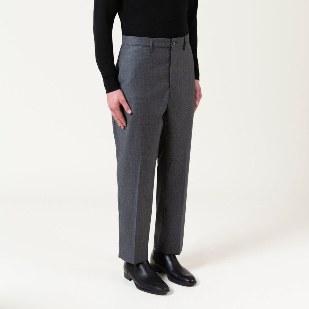 Autore Graue Wollstoffhose