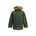 ALPHA INDUSTRIES Zweifarbiger Nylon-Trenchcoat