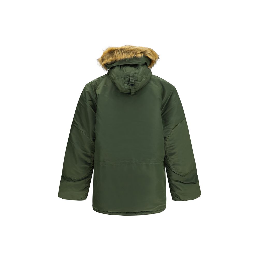 ALPHA INDUSTRIES Zweifarbiger Nylon-Trenchcoat