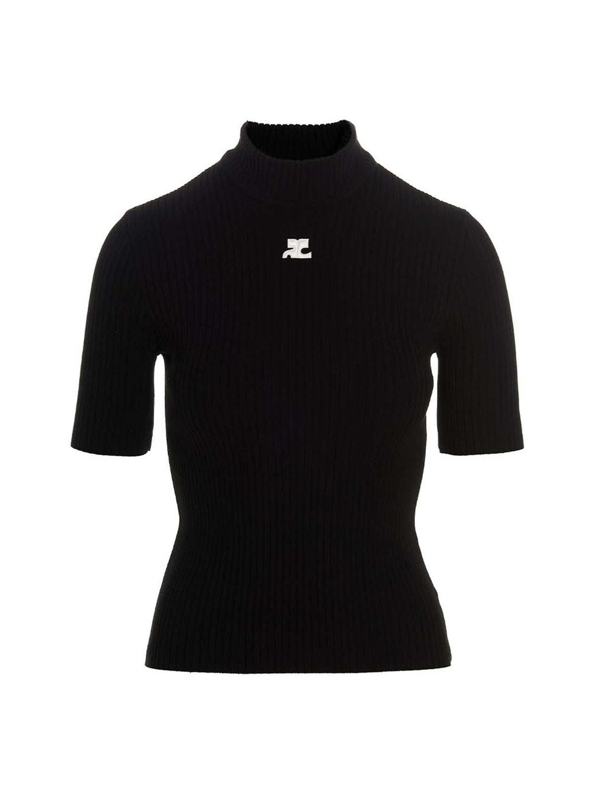 Courrèges Zweifarbige Viskose-Strickjacke