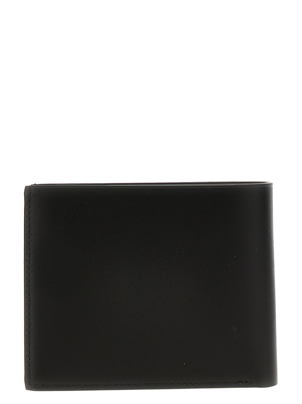Jil Sander Schwarzes Kalbsleder Portemonnaie