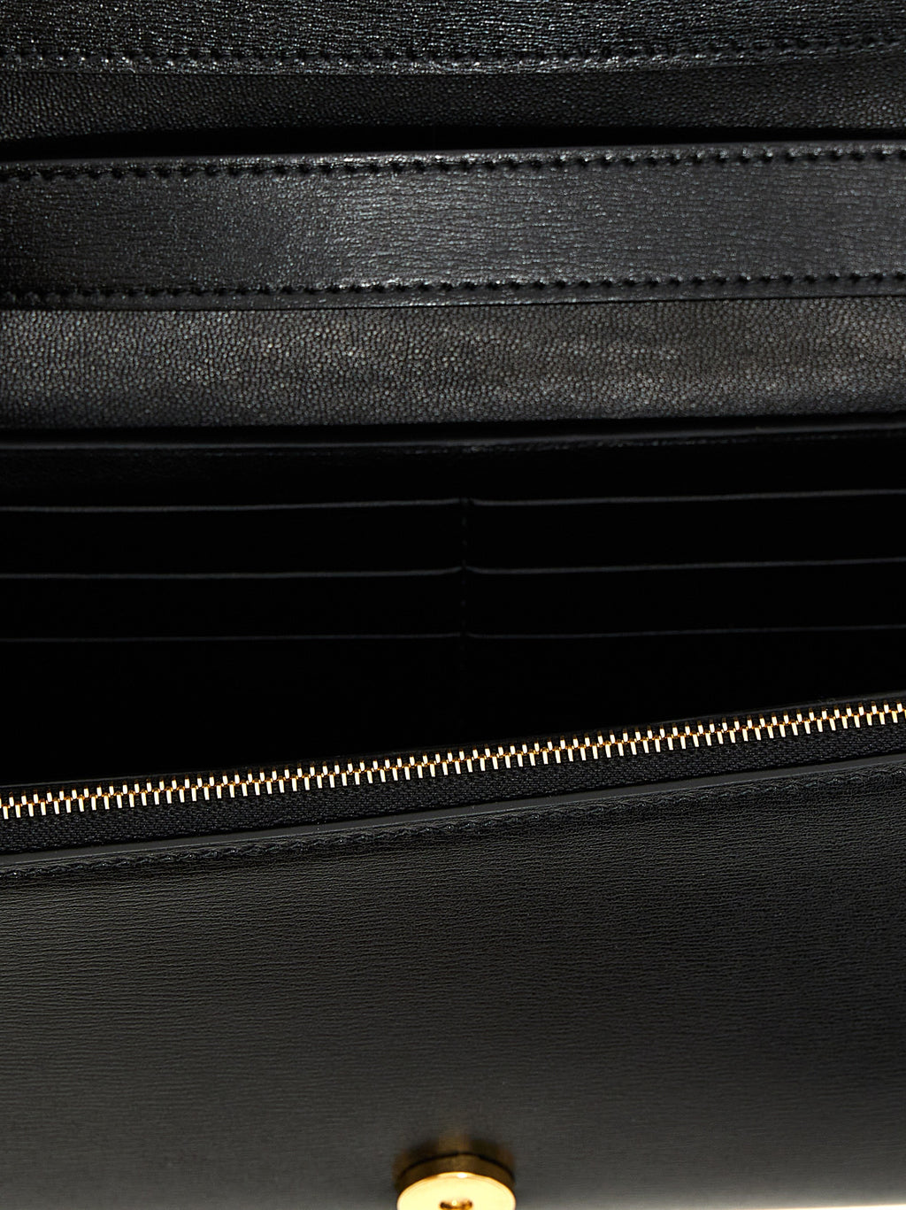 Jil Sander Schwarze Leder Umhängetasche
