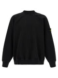 Stone Island Schwarzer Baumwoll-Sweatshirt