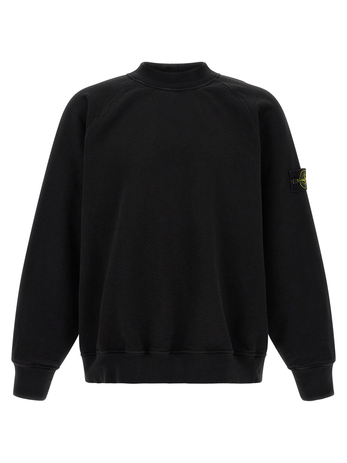 Stone Island Schwarzer Baumwoll-Sweatshirt