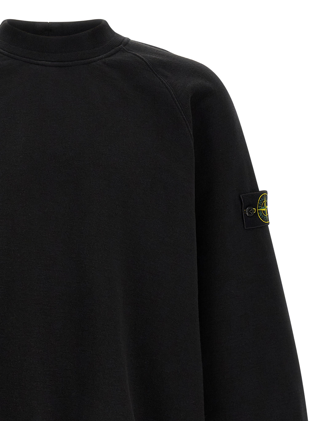 Stone Island Schwarzer Baumwoll-Sweatshirt
