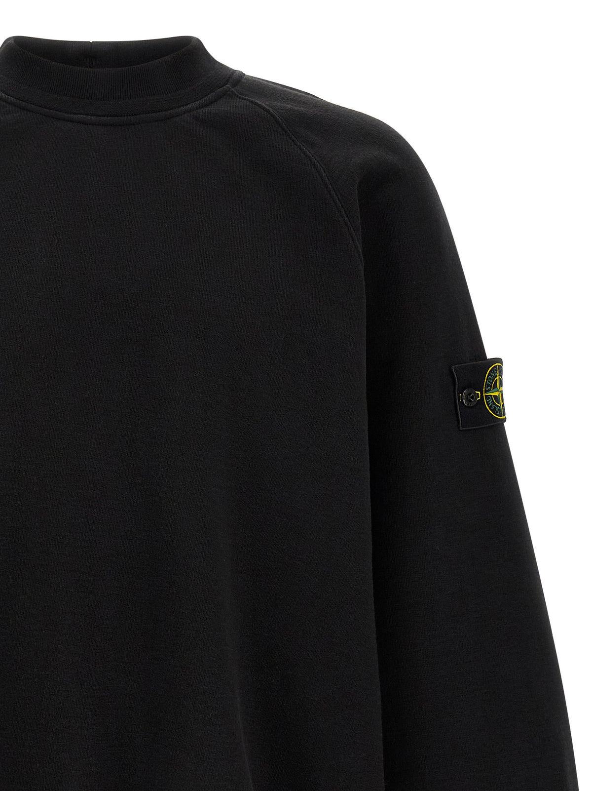 Stone Island Schwarzer Baumwoll-Sweatshirt