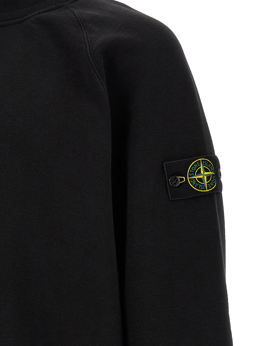 Stone Island Schwarzer Baumwoll-Sweatshirt