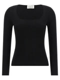 P.A.R.O.S.H. Schwarzer Wollcardigan