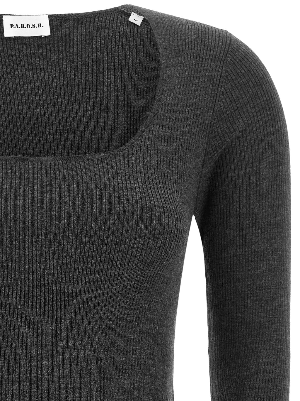 P.A.R.O.S.H. Grauer Wollcardigan