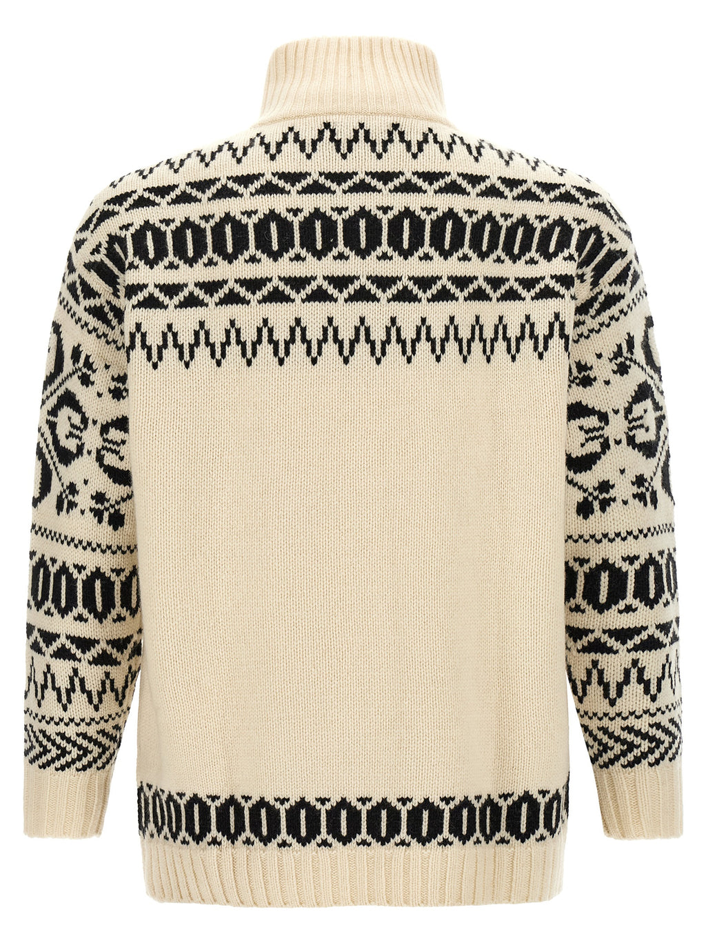 Polo Ralph Lauren Zweifarbige Wollstrickjacke