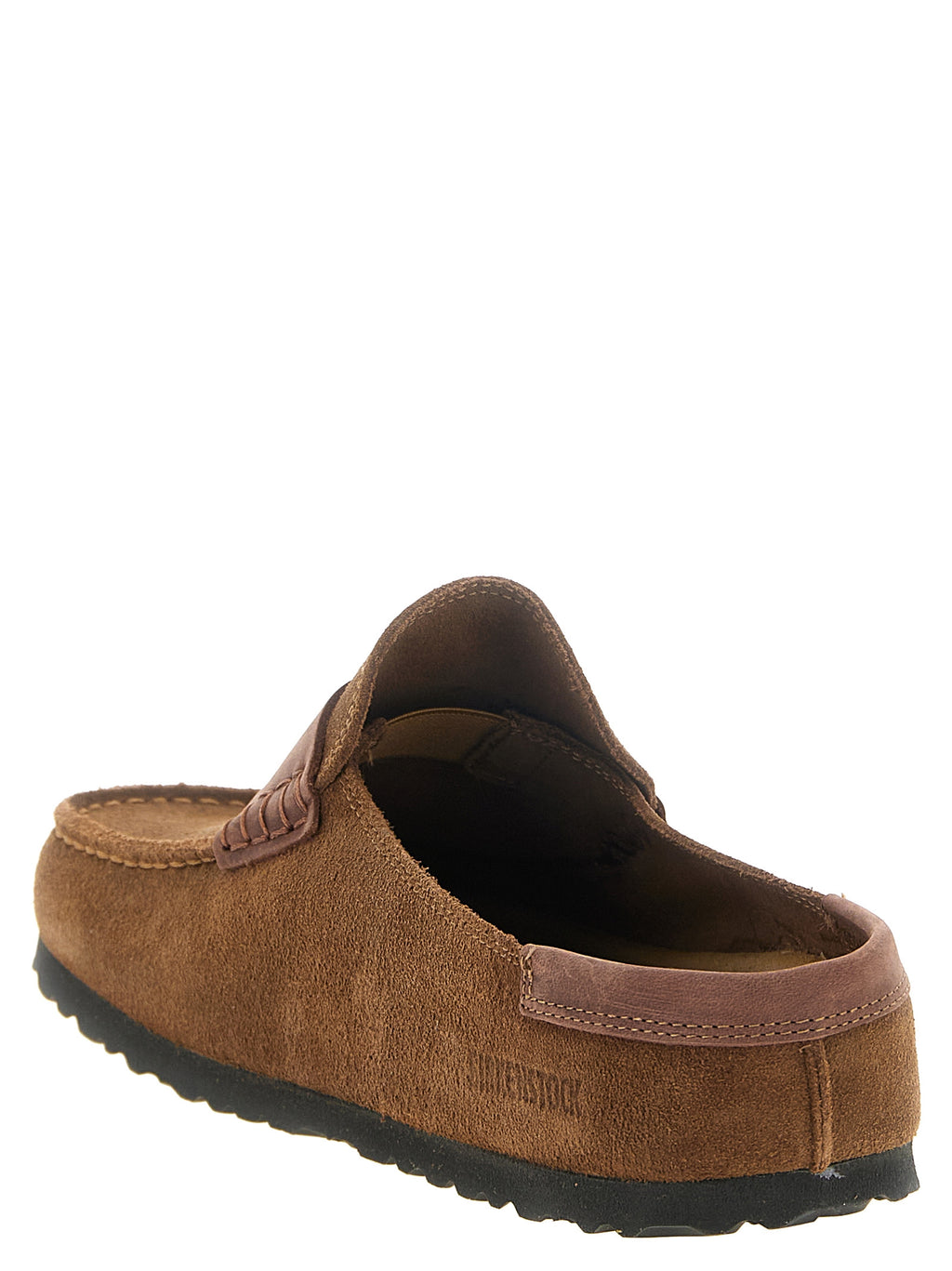 Birkenstock Brauner Kalbsleder-Mokassin