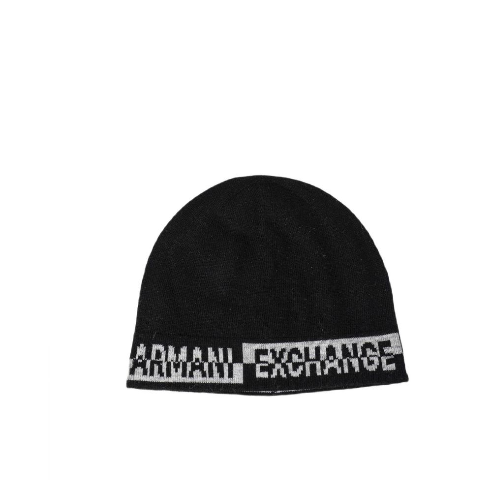Armani Exchange Schwarzer Marabou-Schal