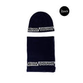 Armani Exchange Blauer Marabou-Schal