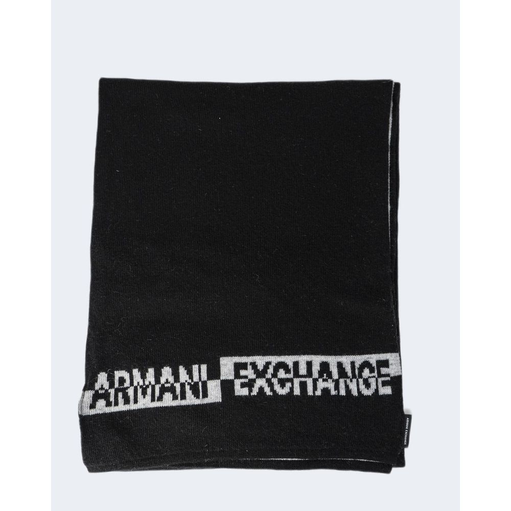 Armani Exchange Schwarzer Marabou-Schal