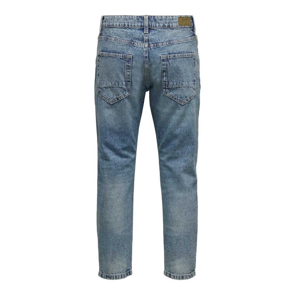 Only & Sons Blaue Baumwoll-Jeans im Slim Fit