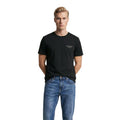Tommy Hilfiger Jeans Schwarzes Baumwoll-T-Shirt