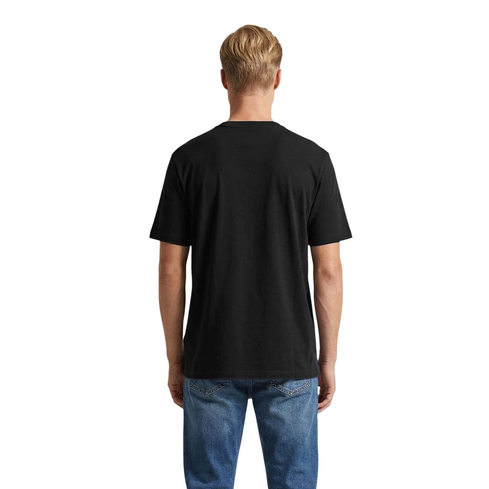 Tommy Hilfiger Jeans Schwarzes Baumwoll-T-Shirt