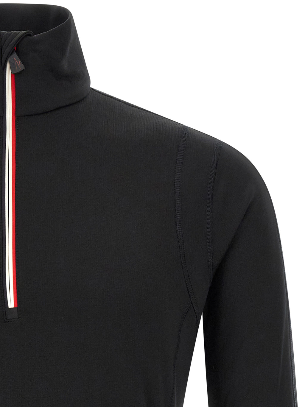 Moncler Grenoble Schwarzes Polyamid-Sweatshirt