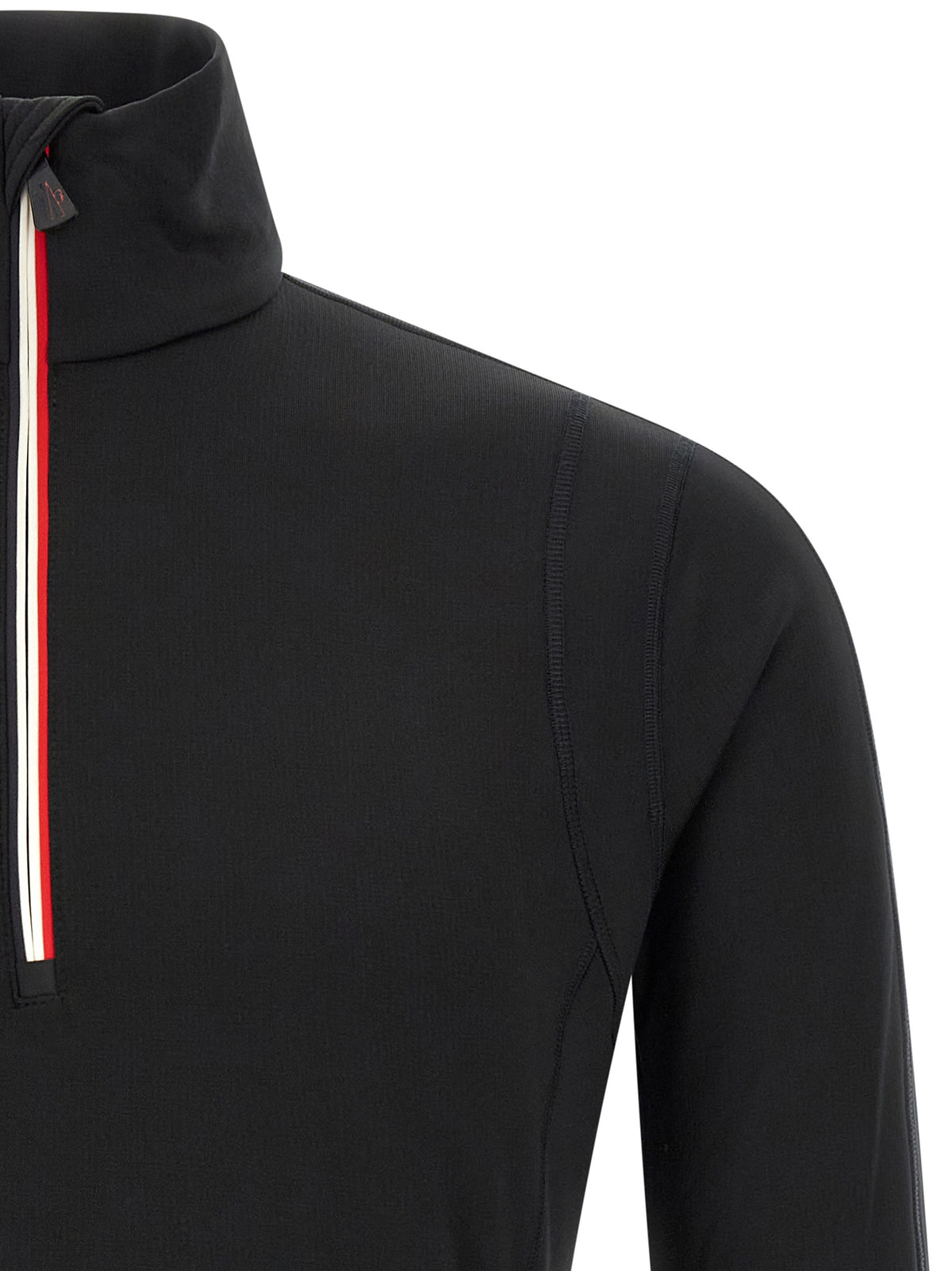 Moncler Grenoble Schwarzes Polyamid-Sweatshirt