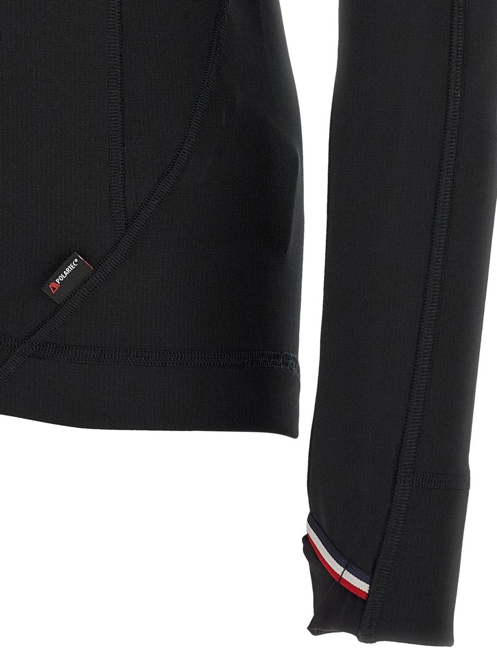 Moncler Grenoble Schwarzes Polyamid-Sweatshirt